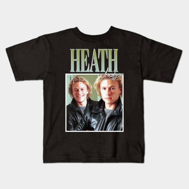Heath Ledger Kids T-Shirt by TeesBySilvia